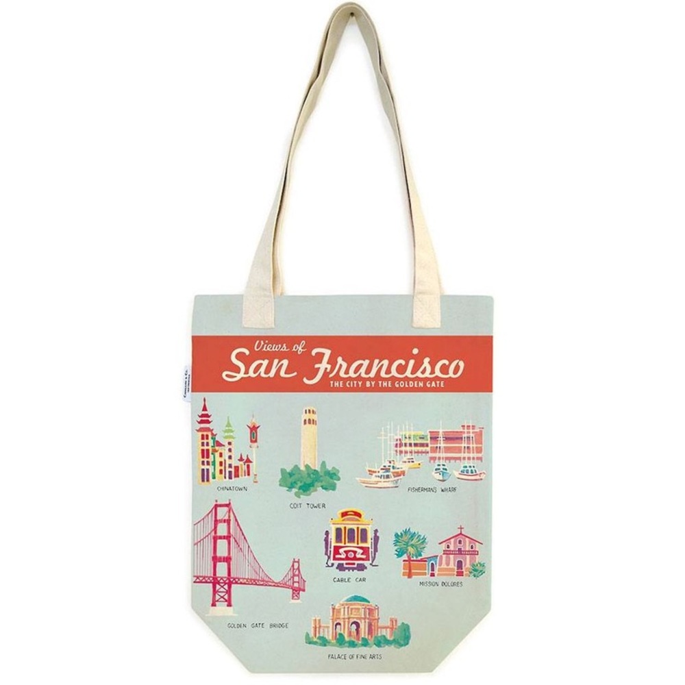 NWT New San Francisco Canvas Tote Bag